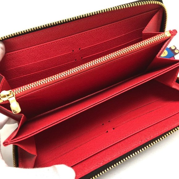 LOUIS VUITTON Monogram-Totem Long Wallet Brown/Multicolore M61364 - Picture 4 of 7